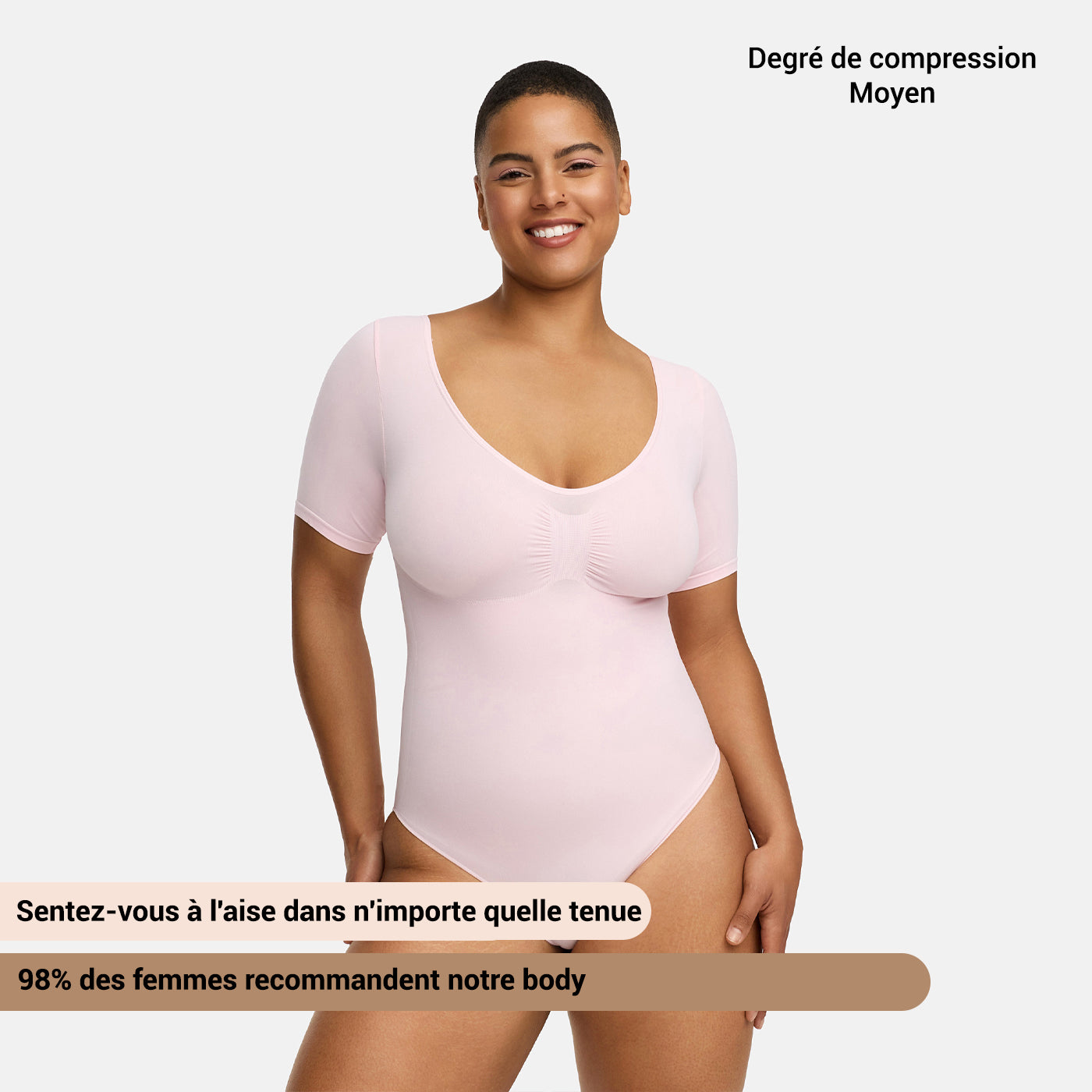 Body sculptant avec t-shirt et slip