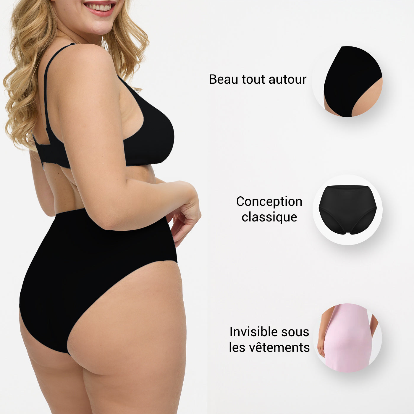 Culotte taille haute | Lot de 3