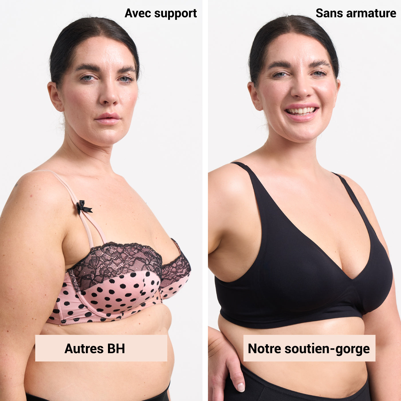 Soutien-gorge push-up confort