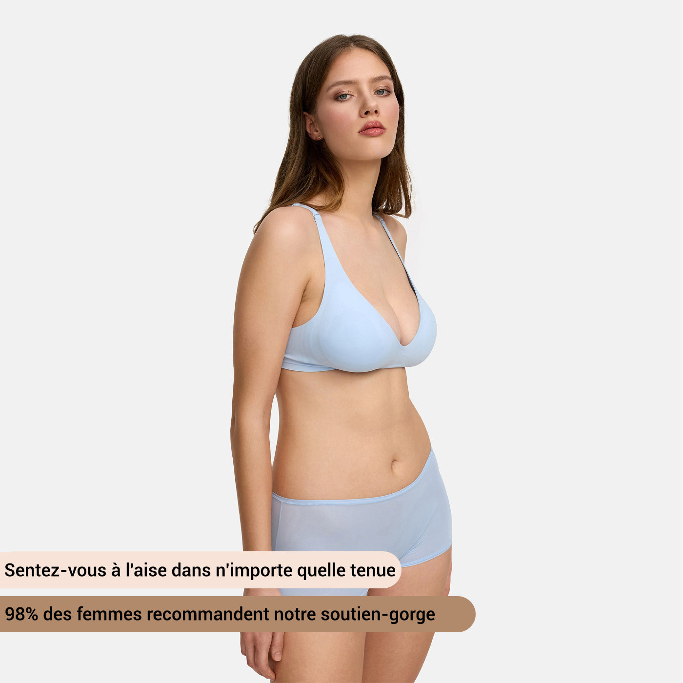 Soutien-gorge push-up confort