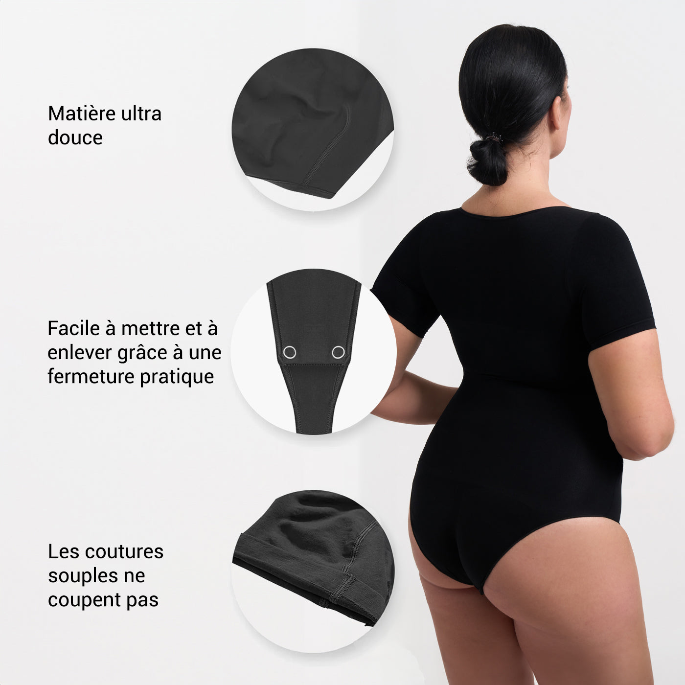 Body sculptant avec t-shirt et slip