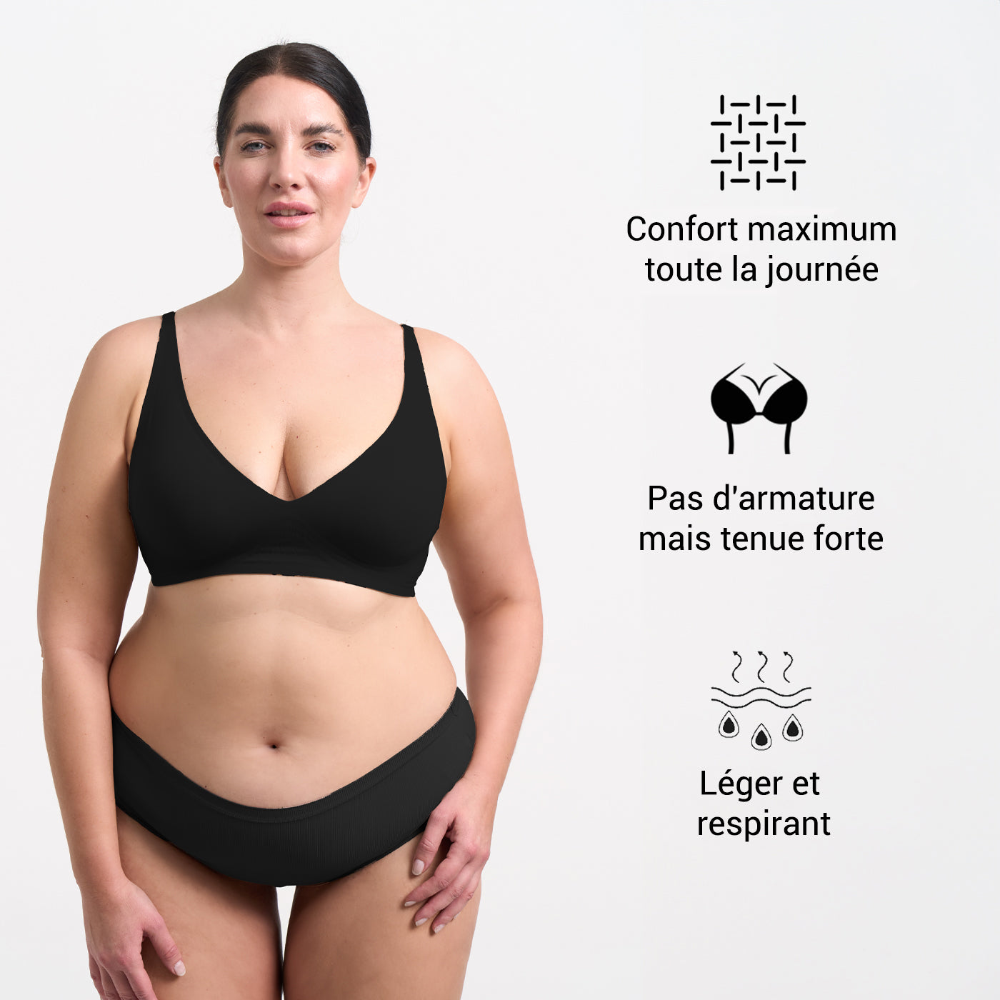 Soutien-gorge push-up confort